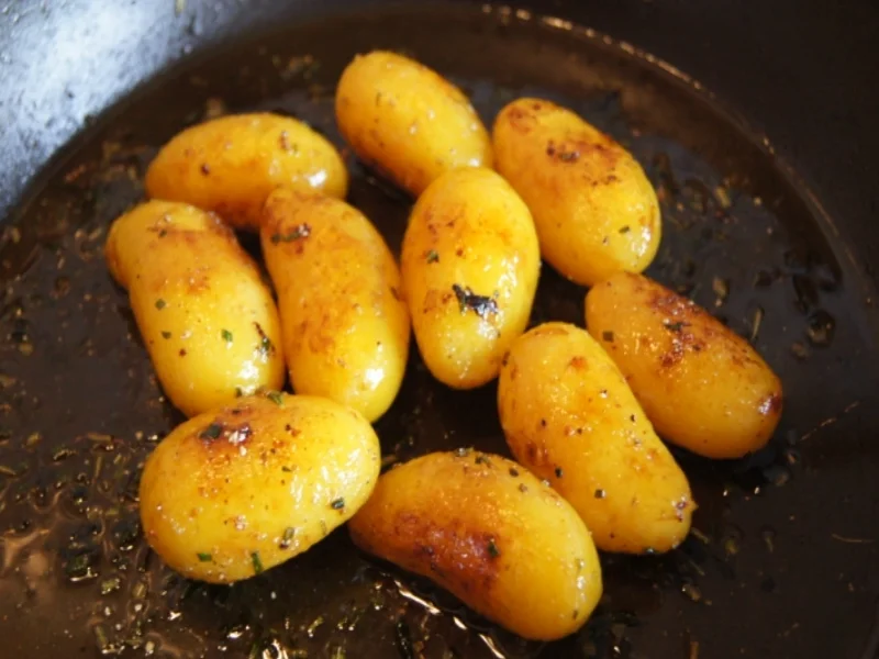 Saltimbocca mit würzigen Kartoffeln - Rezept - Bild Nr. 3238