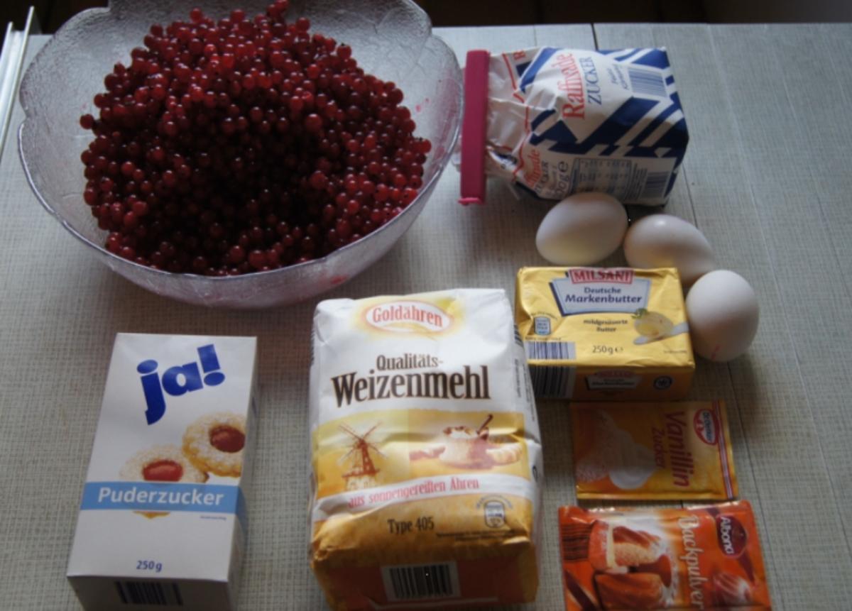 Johannisbeeren Kuchen mit Streusel - Rezept - Bild Nr. 3