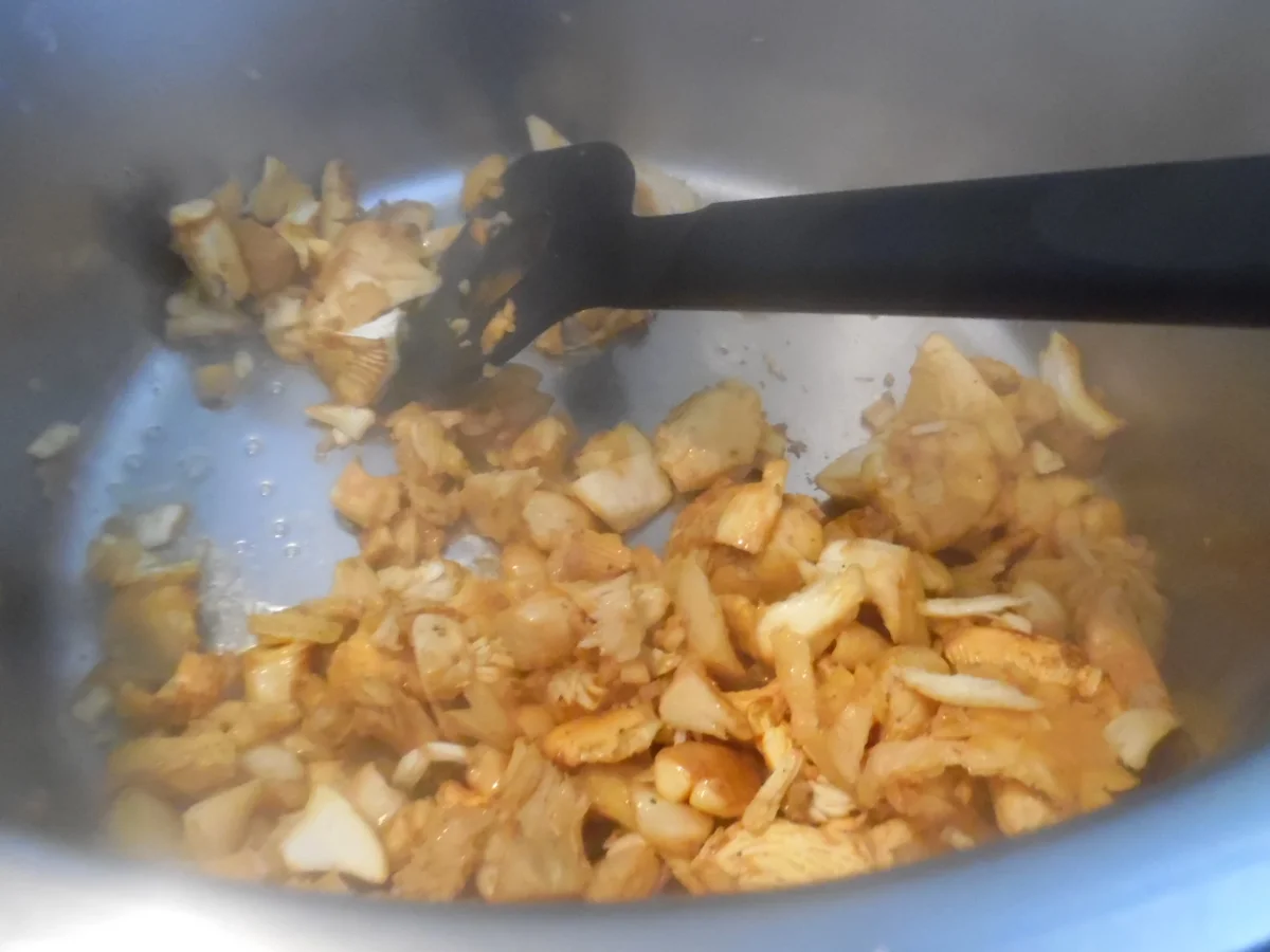 Kalbsrouladen mit Pfifferlings-Risotto und Petersilien-Schaum - Rezept - Bild Nr. 3251