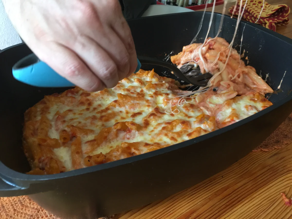 Nudelauflauf mit Mozarella und Mascarpone - Rezept - Bild Nr. 3250