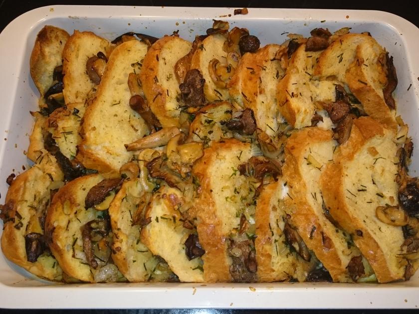 Brotauflauf mit Mischpilzen - einfach - von Skaikru