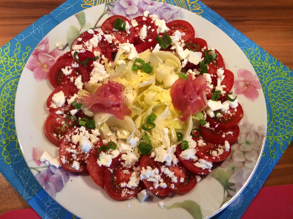 Chicorée-Tomaten-Salat - Rezept - Bild Nr. 3