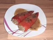 gefüllte Spitzpaprika (Mit Hackfleisch) - Rezept - Bild Nr. 3304