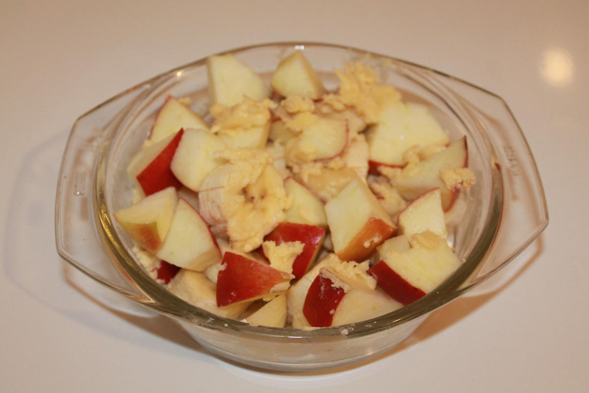 Apfel-Bananen-Crumble - Rezept - Bild Nr. 2