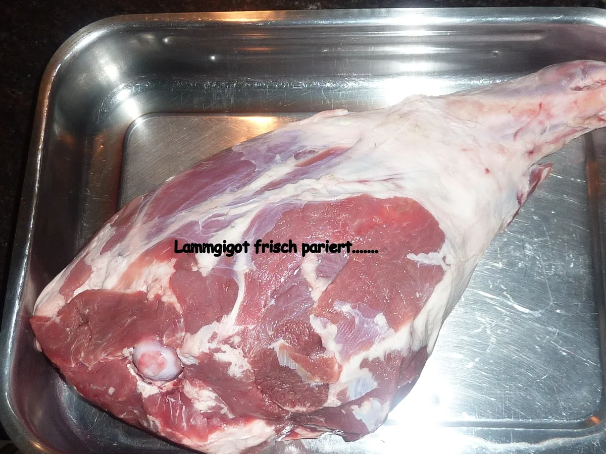 Rezept: Lammkeule mit Kreuzkümmel Kruste Bild Nr. 3302 Lammkeule mit Kreuzkümmel Kruste - Rezept - Bild Nr. 3302