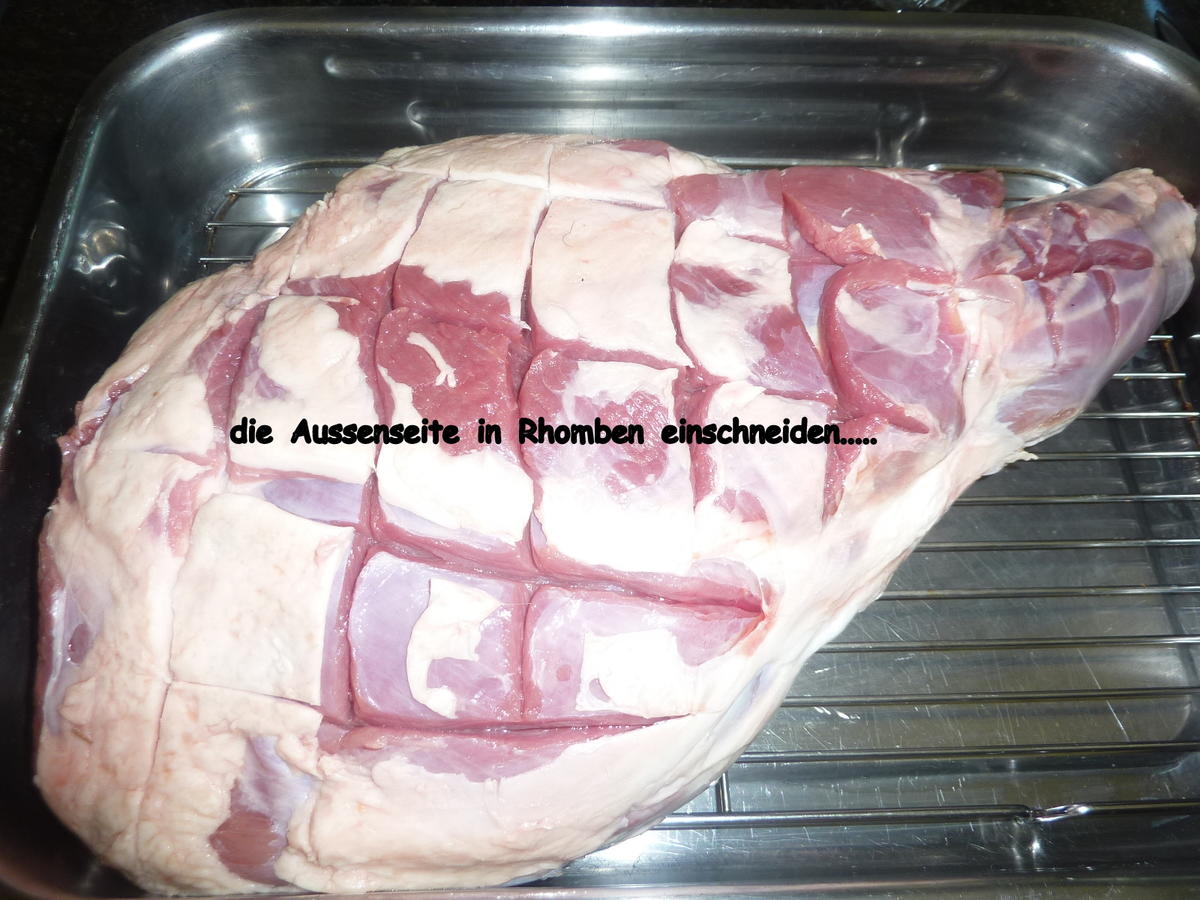 Lammkeule mit Kreuzkümmel Kruste - Rezept - Bild Nr. 3303