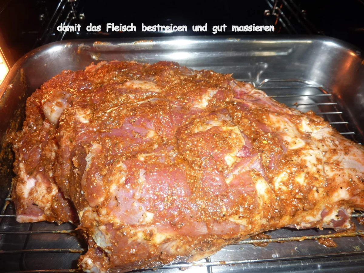 Rezept: Lammkeule mit Kreuzkümmel Kruste Bild Nr. 3308 Lammkeule mit Kreuzkümmel Kruste - Rezept - Bild Nr. 3308