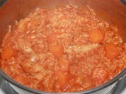 Rezept: Soja-Schnetzel-Karotten-Reis-Topf Bild Nr. 2 Soja-Schnetzel-Karotten-Reis-Topf - Rezept - Bild Nr. 2