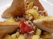 Salat mit Angler Thunfisch - Rezept - Bild Nr. 3301