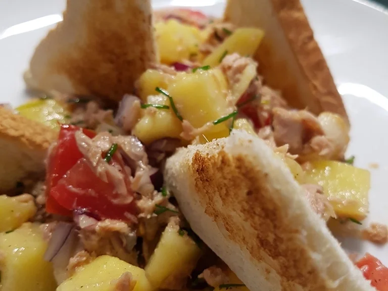 Salat mit Angler Thunfisch - Rezept - Bild Nr. 3319