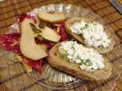 Birnen Radicchio Salat mit Crostini - Rezept - Bild Nr. 2