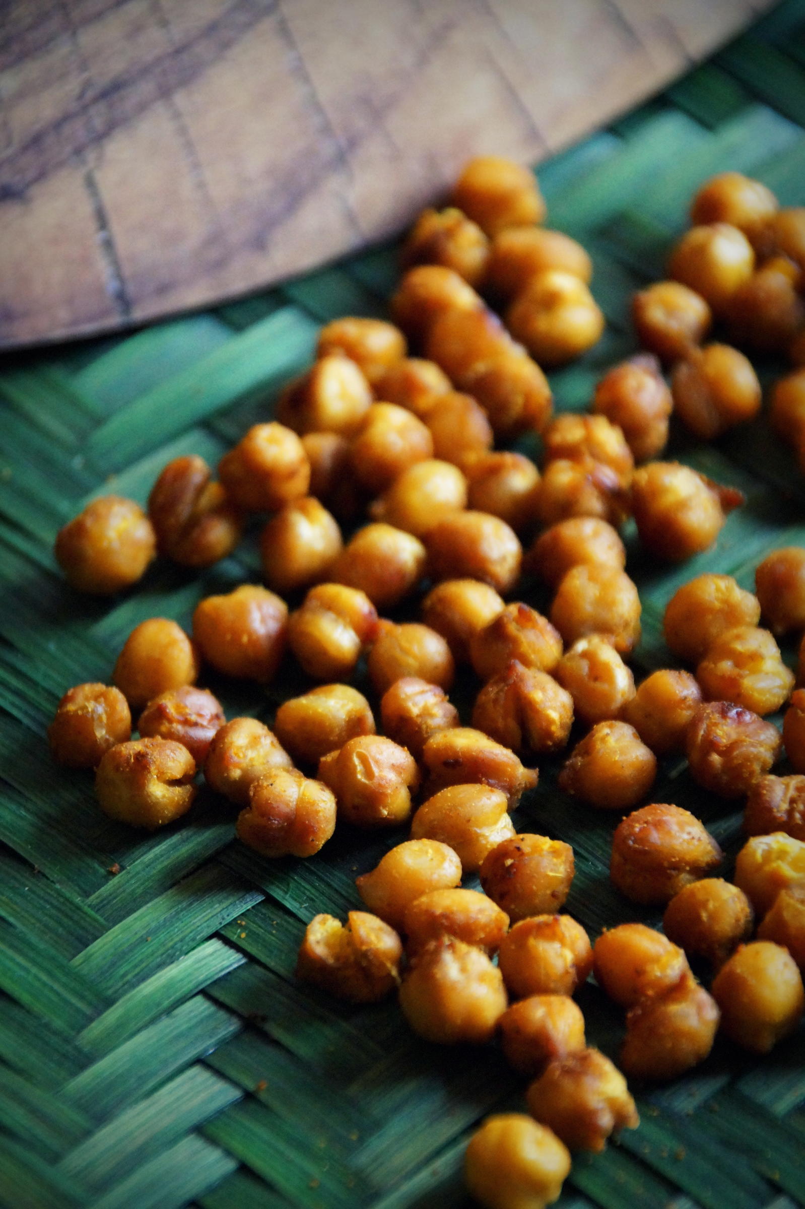 Bilder für Snack: Geröstete Kichererbsen - Rezept