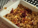 Frühstück, Süßspeise: Fruchtiger Obst-Crumble - Rezept - Bild Nr. 2