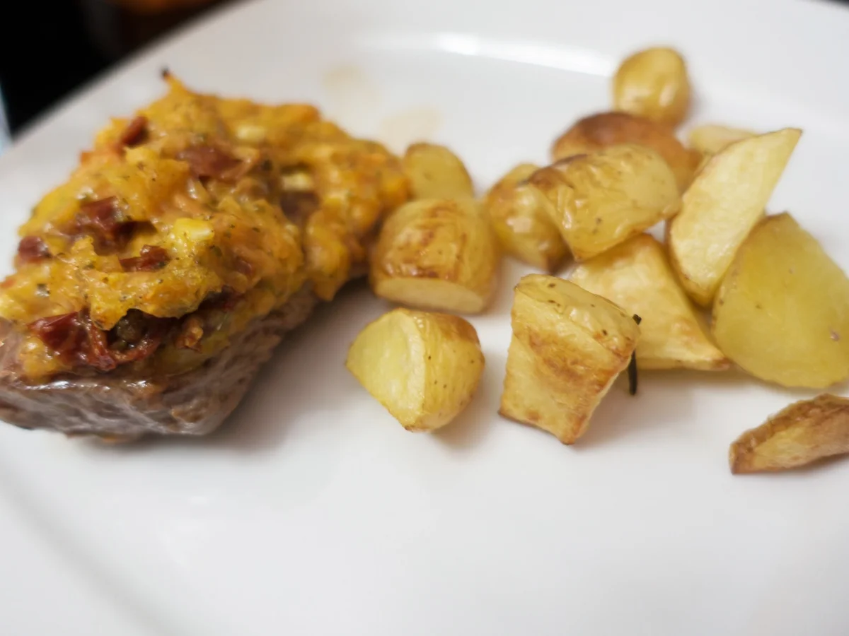 Rezept: Rindshuftsteak mit Kürbis-Käse-Kruste Bild Nr. 3322 Rindshuftsteak mit Kürbis-Käse-Kruste - Rezept - Bild Nr. 3322