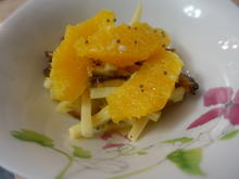 Käse Datteln Salat mit marinierten Orangen - Rezept - Bild Nr. 3322