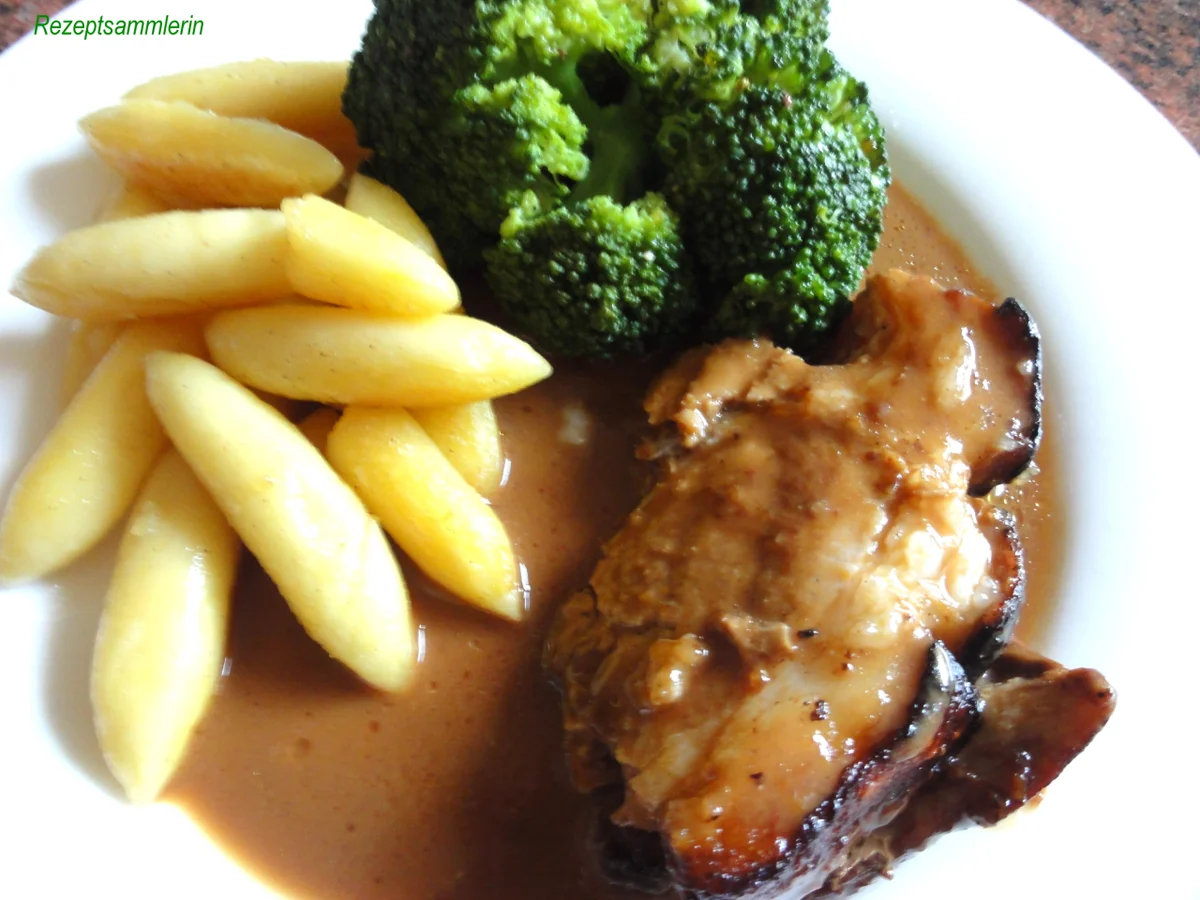 Fleisch:   KRUSTENBRATEN mit Sauce - Rezept - Bild Nr. 3324