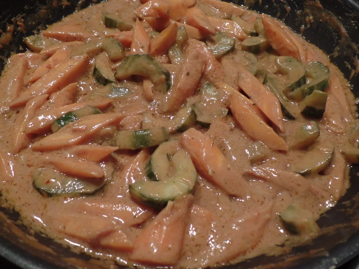 Mie-Nudeln mit Erdnuss-sauce - Rezept - Bild Nr. 3349