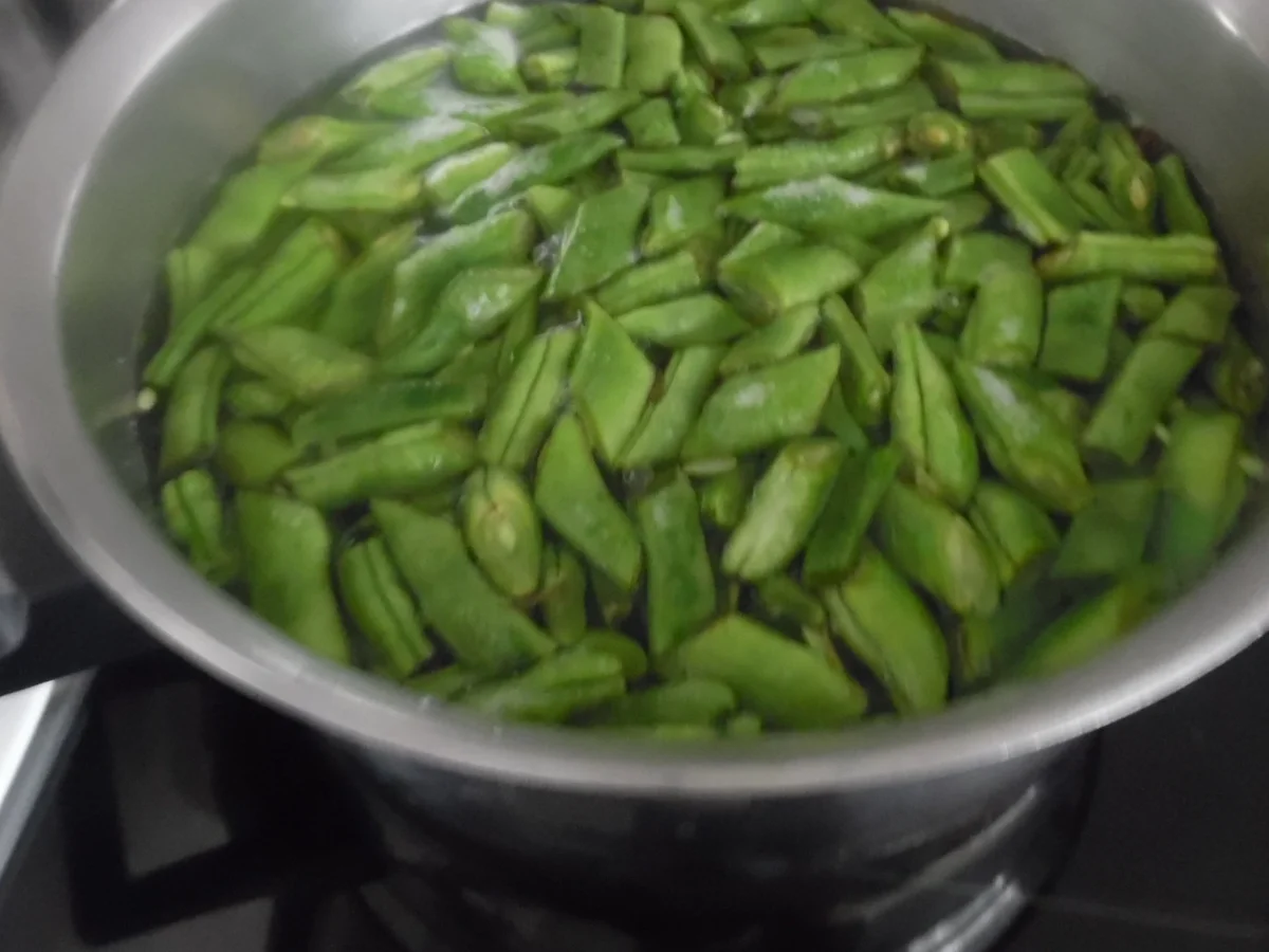 Lamm-Bohnen-G'röstl mit Schafskäse - Rezept - Bild Nr. 3354