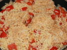 Soja-Medaillons mit Reis und Paprika - Rezept - Bild Nr. 2