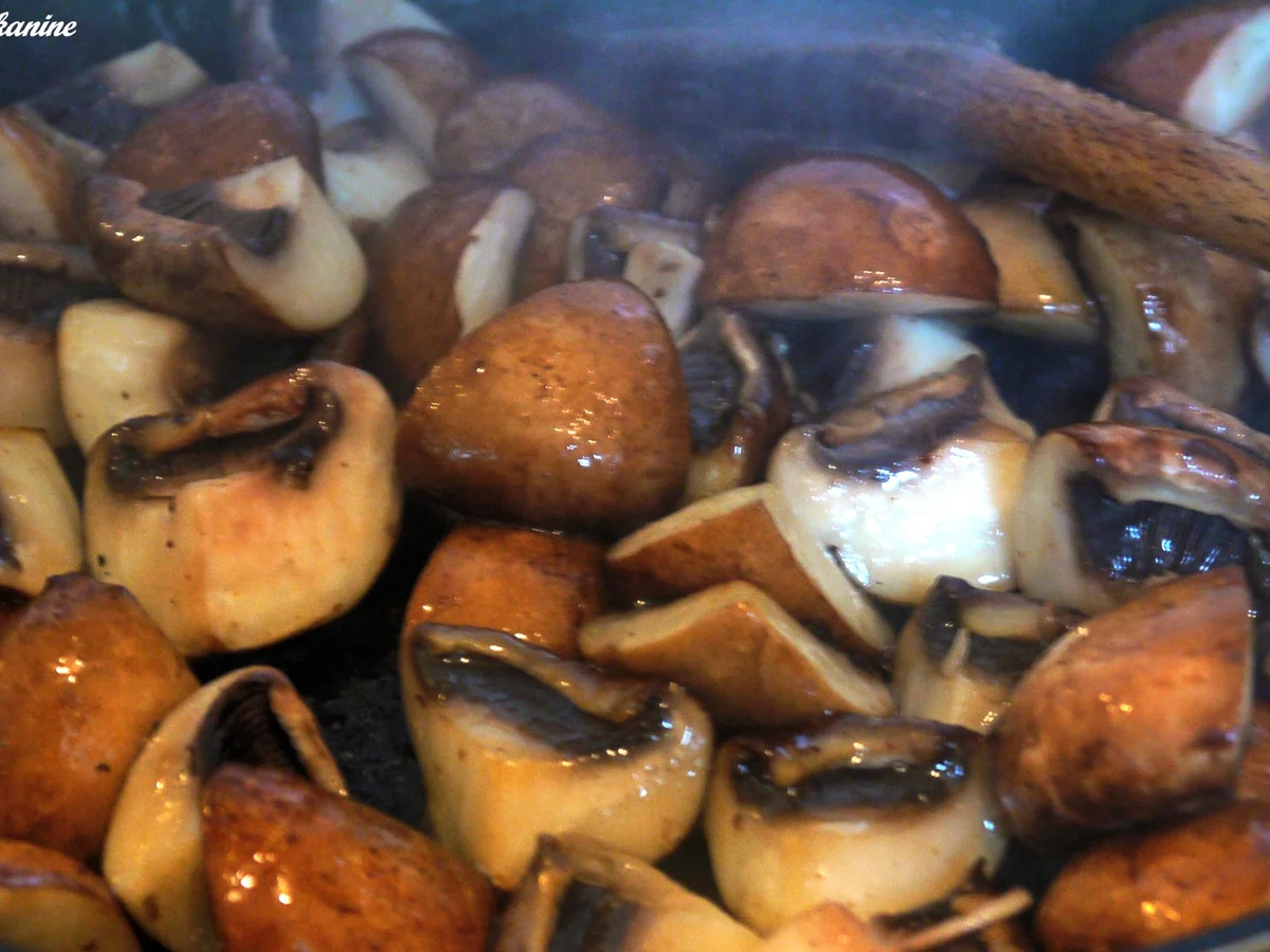 Spaghetti mit Champignons - Rezept - Bild Nr. 3371