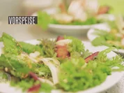 Wildkräutersalat mit Black Tiger Riesengarnelen und Orangen-Senf-Dressing - Rezept - Bild Nr. 2