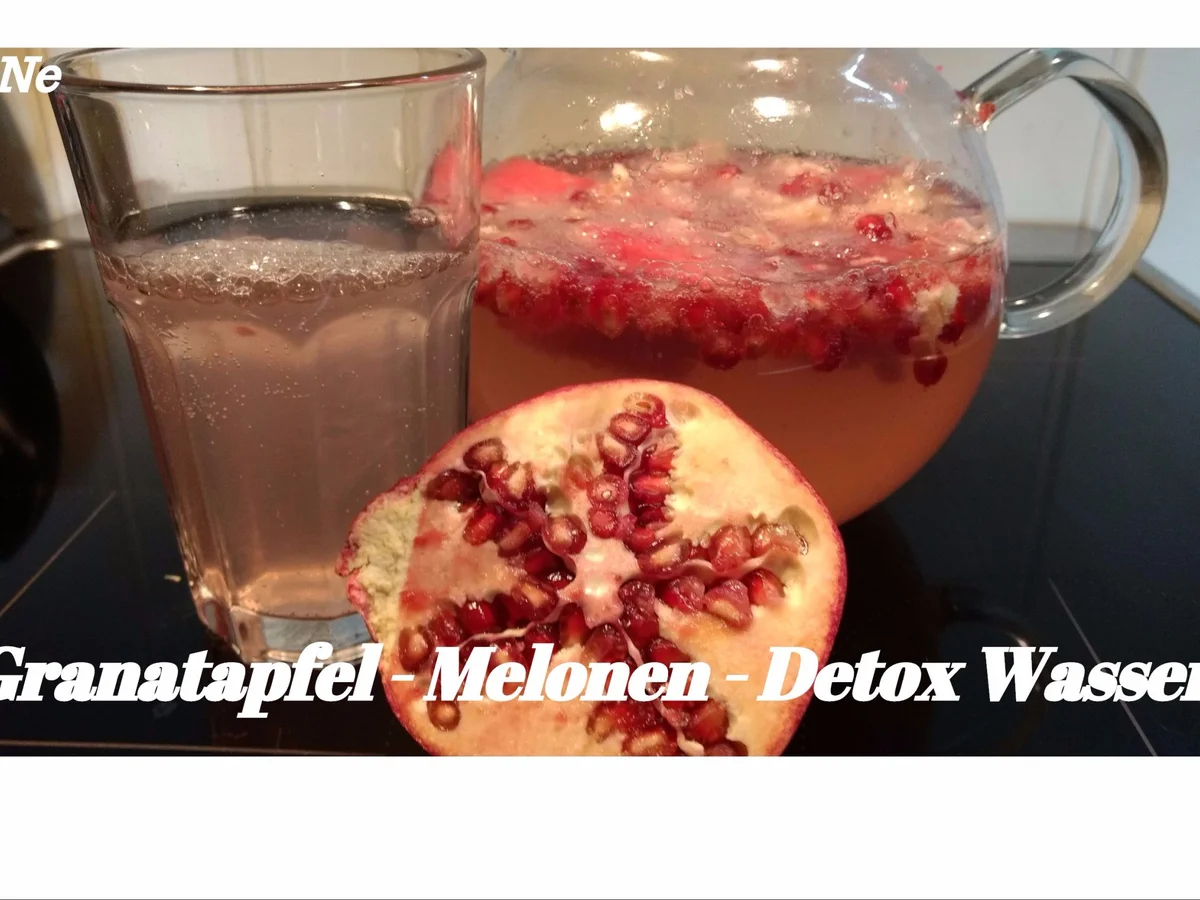 BiNe` S GRANATAPFEL - MELONEN - DETOX WASSER - Rezept - Bild Nr. 3374