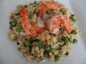 Rezept: Gemüse-Risotto mit Garnelen Bild Nr. 3378 Gemüse-Risotto mit Garnelen - Rezept - Bild Nr. 3378