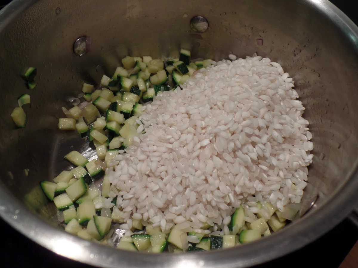 Gemüse-Risotto mit Garnelen - Rezept - Bild Nr. 3383