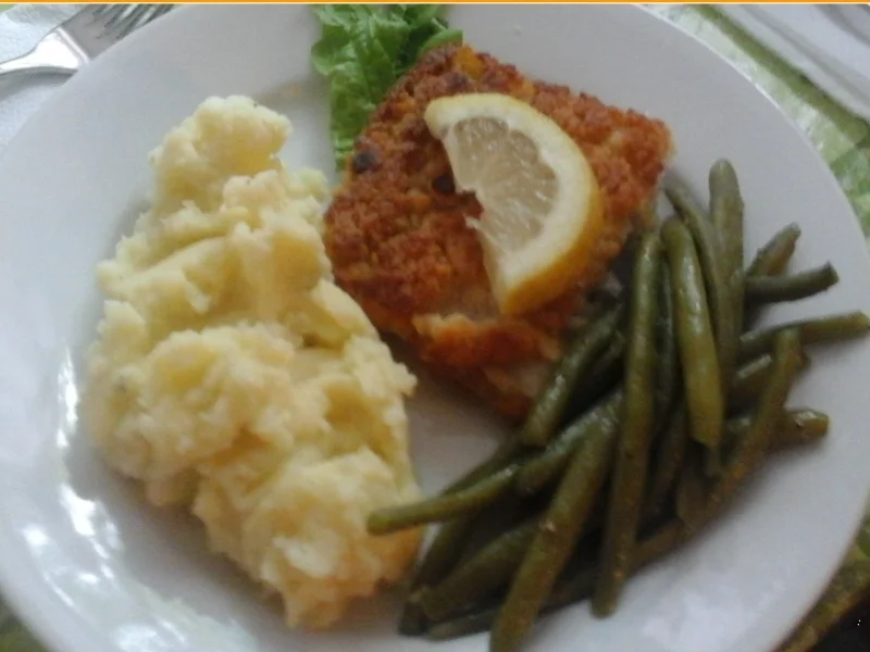 Schlemmer-Filet mit grünen Buschbohnen und pikanten Kartoffelstampf - Rezept - Bild Nr. 2