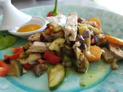 Schnitzelfleisch mit Gemüsepfanne à la Biggi - Rezept - Bild Nr. 3379