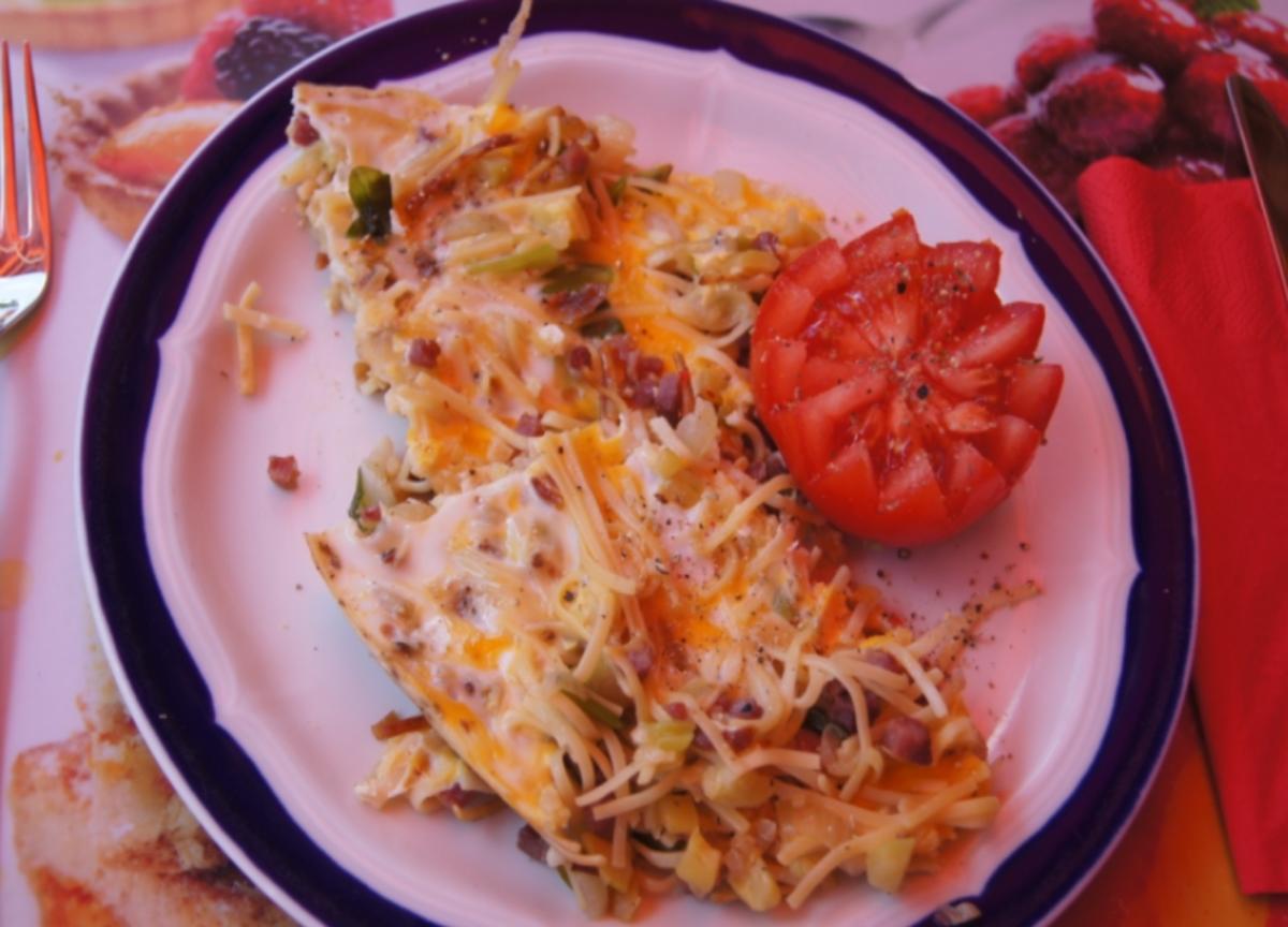 Ei-Nudel-Gemüse-Pfanne - Rezept mit Bild - kochbar.de Ei-Nudel-Gemüse-Pfanne - Rezept mit Bild - kochbar.de