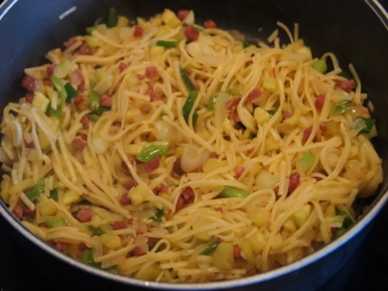 Rezept: Ei-Nudel-Gemüse-Pfanne Bild Nr. 3386 Ei-Nudel-Gemüse-Pfanne - Rezept - Bild Nr. 3386