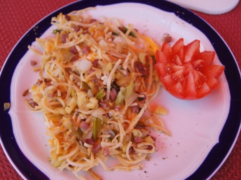 Rezept: Ei-Nudel-Gemüse-Pfanne Bild Nr. 3388 Ei-Nudel-Gemüse-Pfanne - Rezept - Bild Nr. 3388