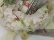 Saiblingstatar mit Avocadocreme und mariniertem Fenchel - Rezept - Bild Nr. 3440