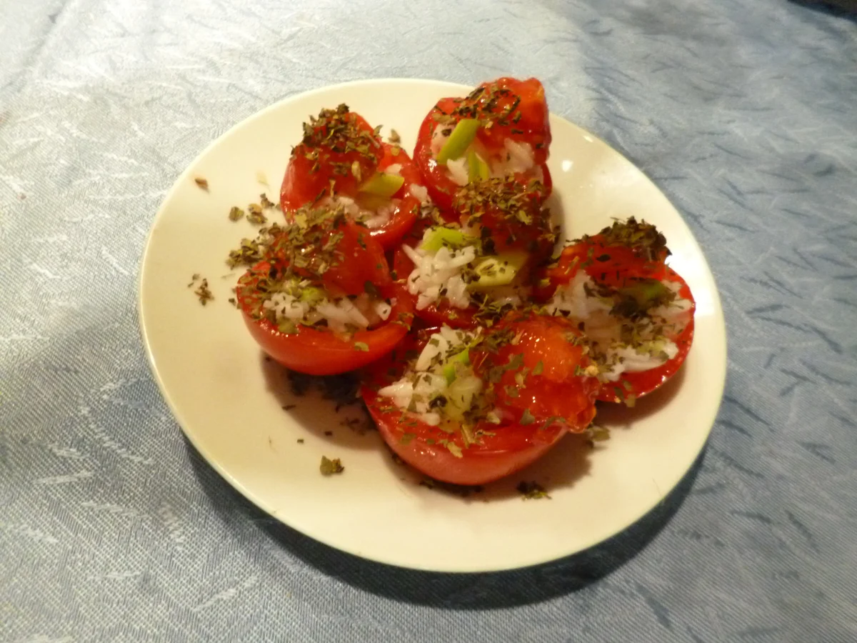Rezept: Gefüllte Reistomaten Bild Nr. 3382 Gefüllte Reistomaten - Rezept - Bild Nr. 3382