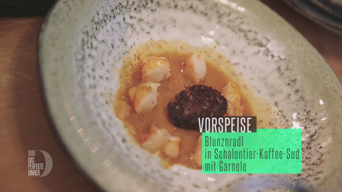 Blunznradl in Schalentier-Kaffee-Sud - Rezept - Bild Nr. 3440