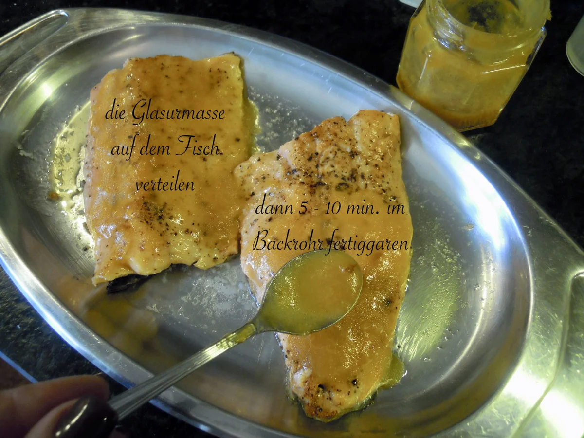 Rezept: Fruchtig glasiertes Lachsforellenfilet Bild Nr. 3391 Fruchtig glasiertes Lachsforellenfilet - Rezept - Bild Nr. 3391