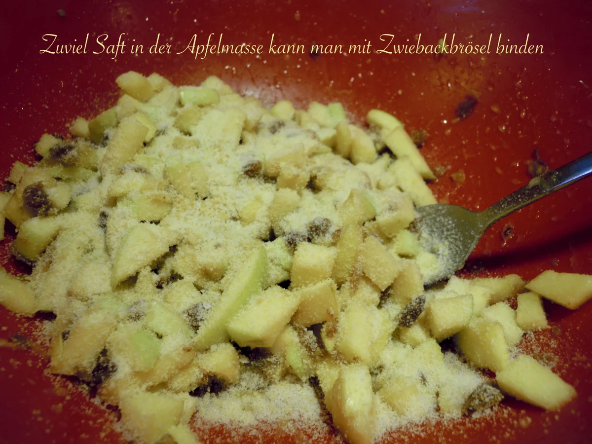 Gedeckte Mürbteig - Apfeltorte mit feiner Grießfüllung - Rezept - Bild Nr. 3408