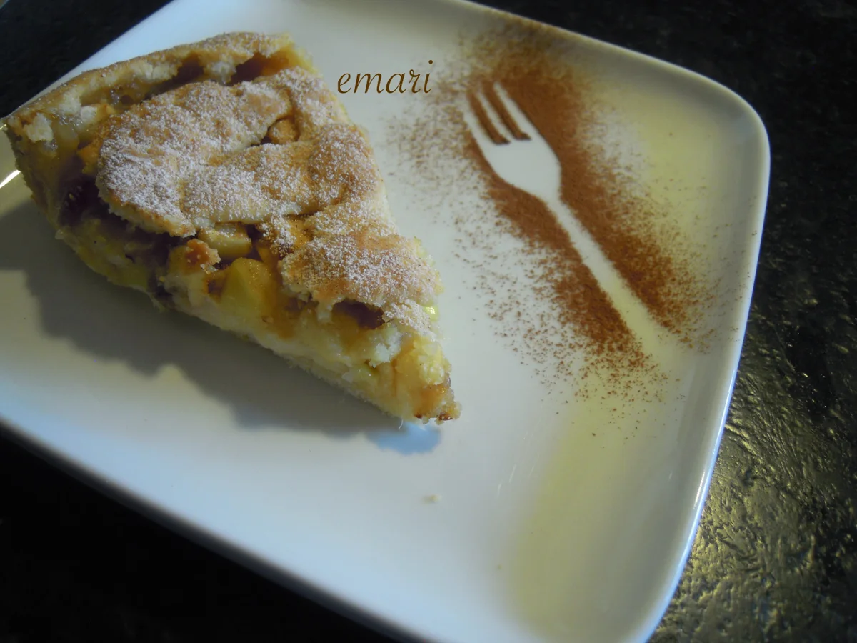 Gedeckte Mürbteig - Apfeltorte mit feiner Grießfüllung - Rezept - Bild Nr. 3421