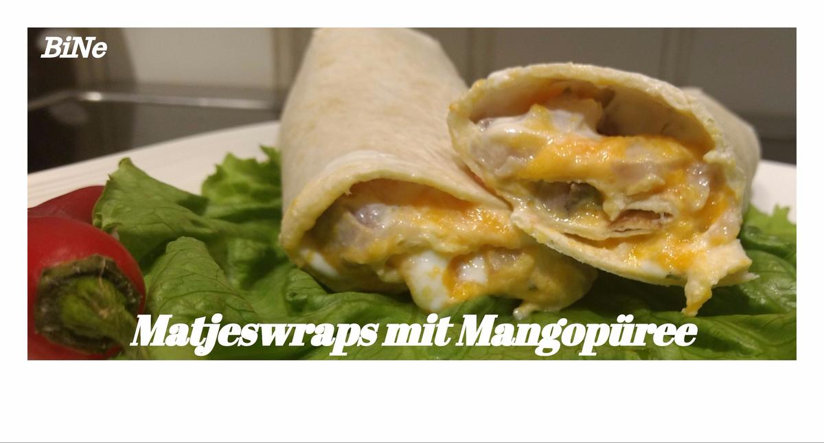 BiNe` S MATJESWRAPS MIT MANGOPÜREE - Rezept - Bild Nr. 3403