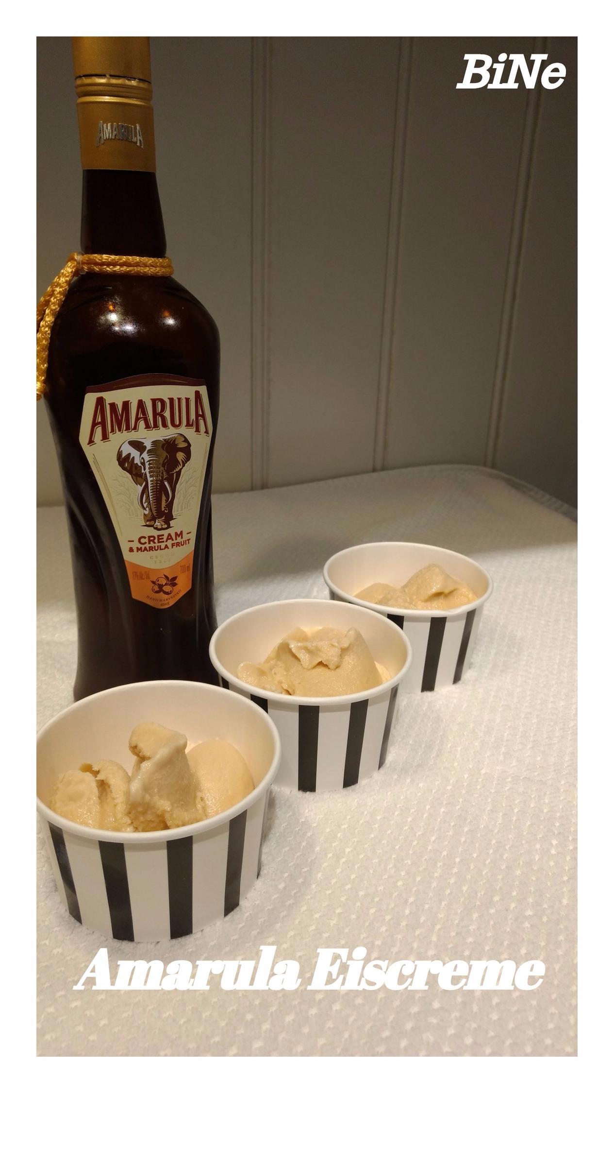 Bilder für BiNe` S AMARULA EISCREME - Rezept