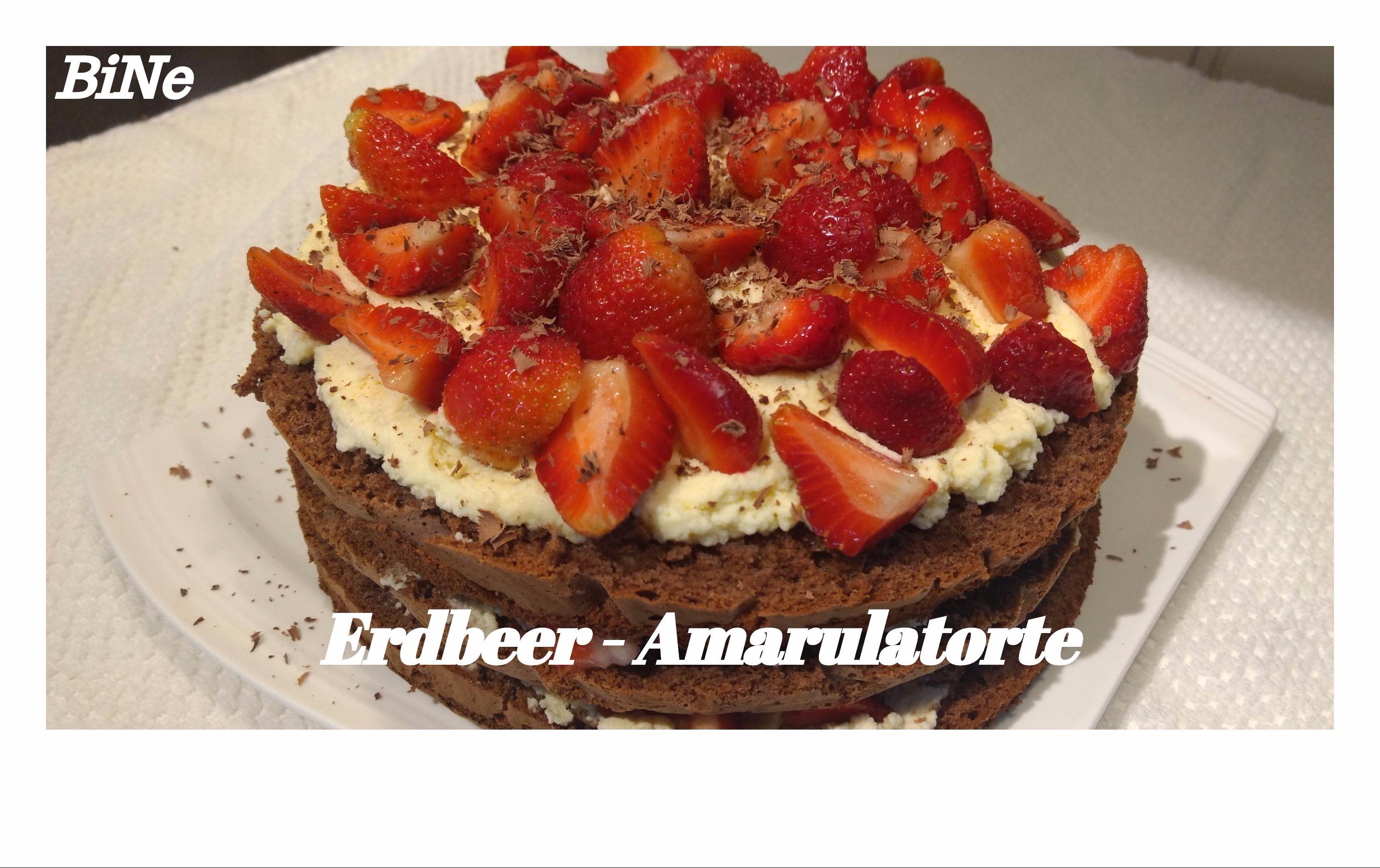 BiNe` S ERDBEER - AMARULATORTE - Rezept Gesendet von Bine13100