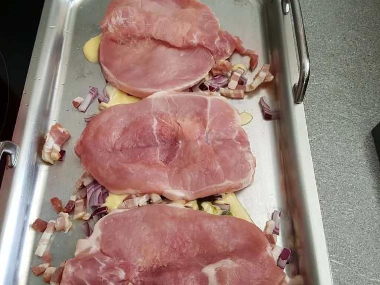 Rezept: Lummerschnitzel mit fruchtigem Möhrenstampf à la Biggi Bild Nr. 3405 Lummerschnitzel mit fruchtigem Möhrenstampf à la Biggi - Rezept - Bild Nr. 3405