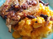 Lummerschnitzel mit fruchtigem Möhrenstampf à la Biggi - Rezept - Bild Nr. 3408