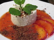 Dessert: Quark-Mascarpone-Törtchen auf Nektarinensalat mit Schokocrunch - Rezept - Bild Nr. 3407