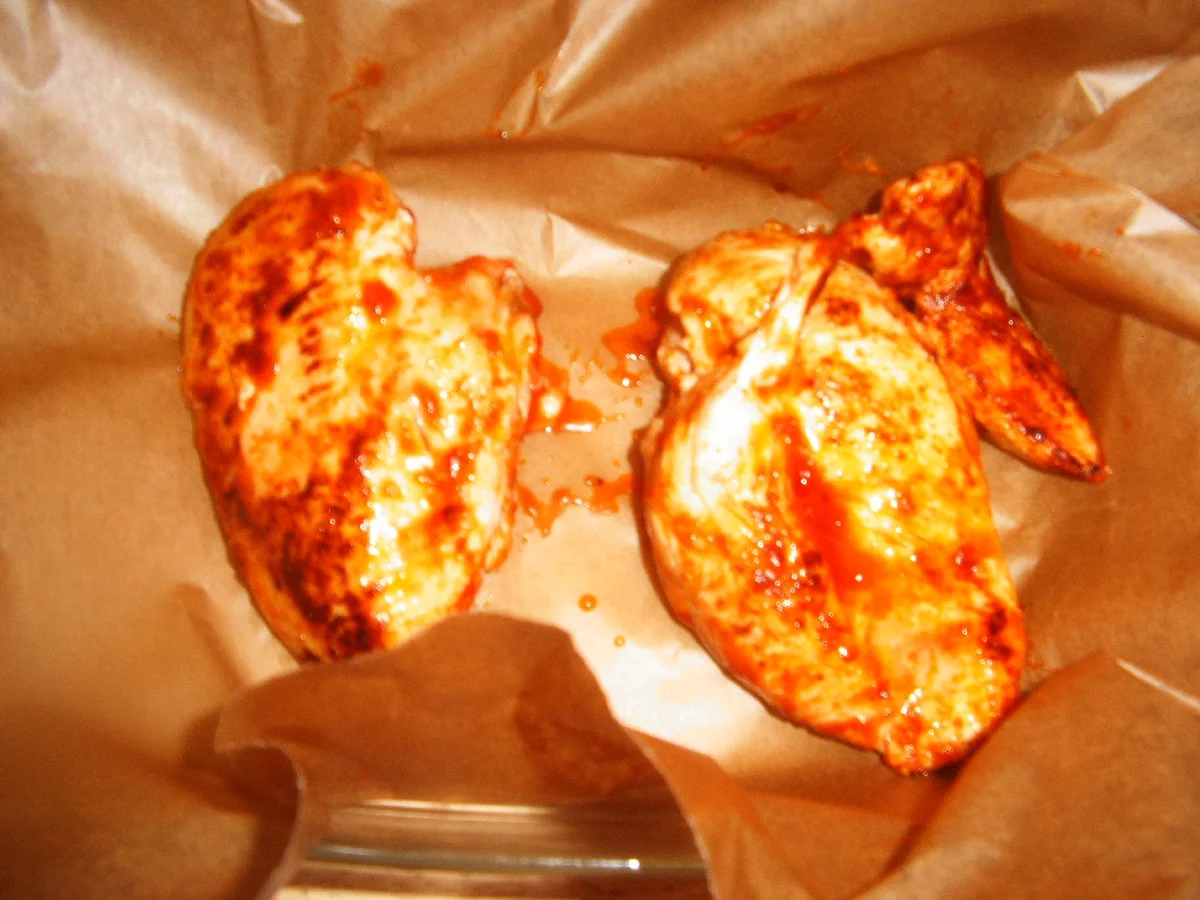 Hähnchenbrust mit Mozarella und Bacon - Rezept - Bild Nr. 3431