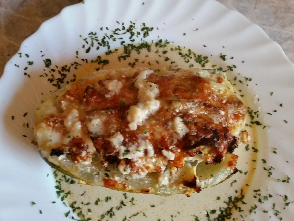 Rezept: Gefüllte Zuccini (Low-Carb) Bild Nr. 3429 Gefüllte Zuccini (Low-Carb) - Rezept - Bild Nr. 3429