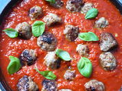 Parmesan - Hackbällchen mit Tomatensoße - Rezept - Bild Nr. 2