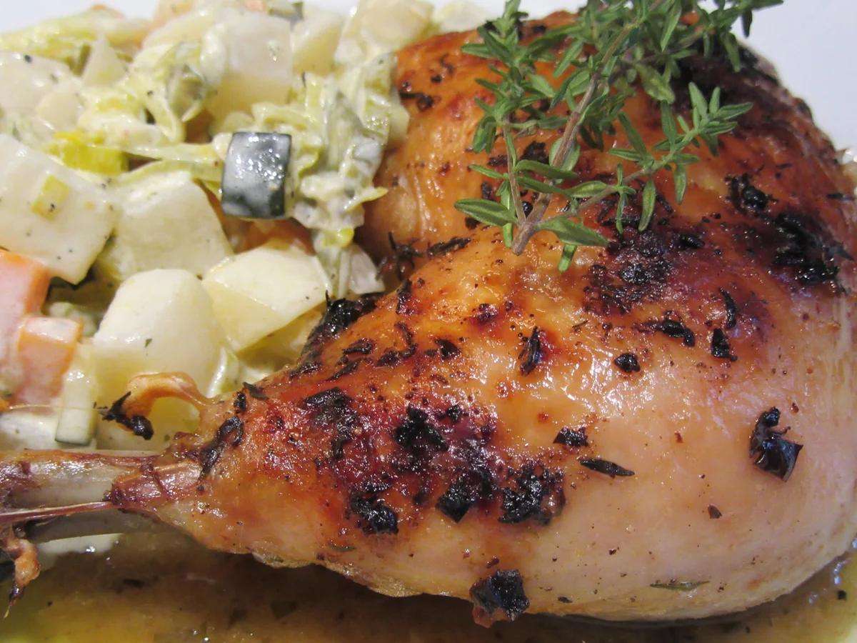 Rezept: Geflügel: Zitronen-Thymian-Huhn Bild Nr. 3442 Geflügel: Zitronen-Thymian-Huhn - Rezept - Bild Nr. 3442