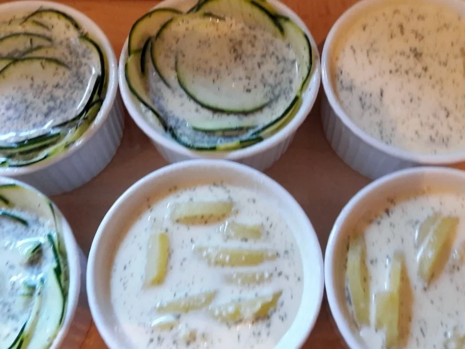 Filet mit Zucchini-Kartoffel-Clafoutis  - Rezept - Bild Nr. 3436